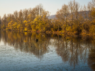 Base de loisirs de Verneuil sur Seine dans les Yvelines en France