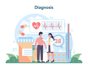 Doctor concept. Healthcare, modern medicine treatment, analysis