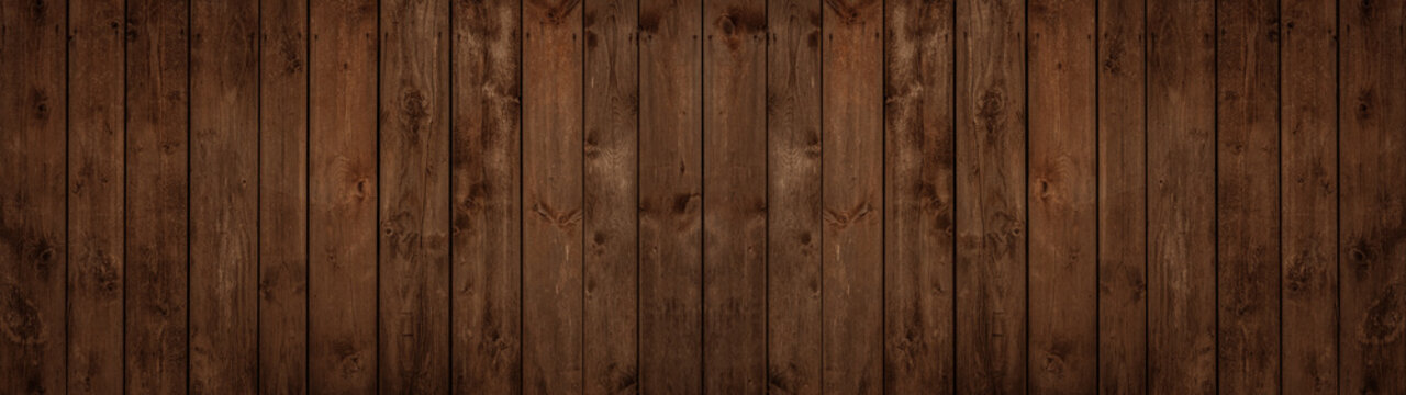 old brown rustic dark wooden texture - wood timber background panorama long banner..
