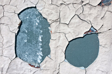 cracked paint on the wall. abstract background texture
