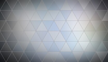 Triangles metal matte smooth surface abstract pattern. Grey geometric background.