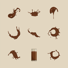 nine liquids chocolates