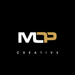 MOP Letter Initial Logo Design Template Vector Illustration