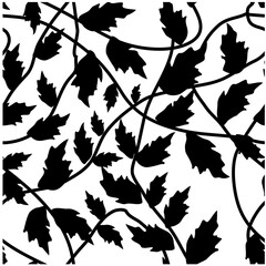 Beautiful branches, great design for any purposes. Decorative botanical exotic illustration wallpaper. Vector illustration design. Fabric texture print. Abstract branches for print design.