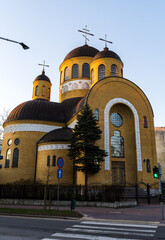 częstochowa województwo śląskie polska 04 04 2021 Cerkiew Częstochowskiej Ikony Matki Bożej w Częstochowie © artur