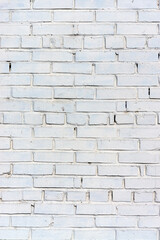 brick wall texture painted white