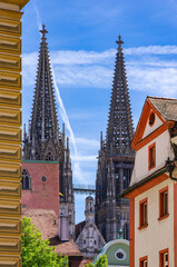 Obraz premium Dom Sankt Peter zu Regensburg