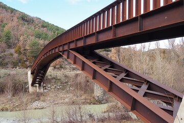 railway bridge over the river