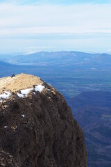 view from the top of the mountain