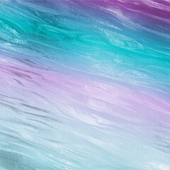 Intense Foil Texture Rainbow Gradient Ombre