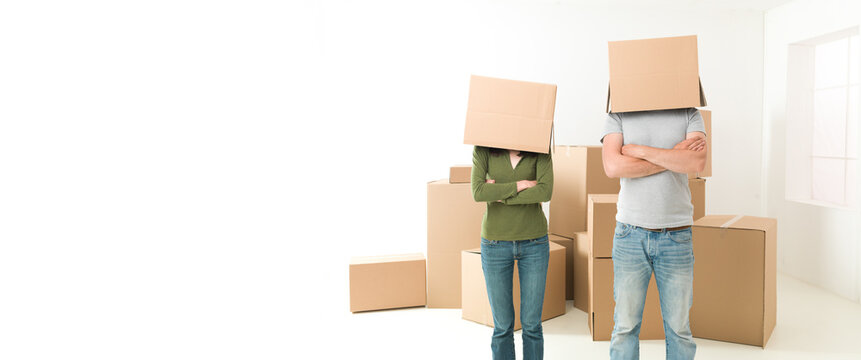 moving with boxes on the head