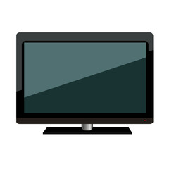 A large TV drawn in a vector