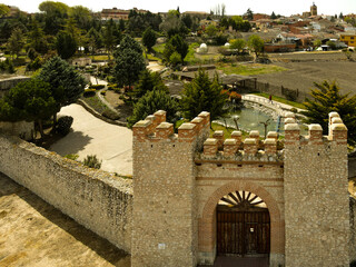 WALLED ENTRANCE ARCH MEDIEVAL ARCHITECTURE MUDEJAR CENTURY XI XII