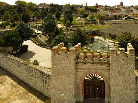 WALLED ENTRANCE ARCH MEDIEVAL ARCHITECTURE MUDEJAR CENTURY XI XII