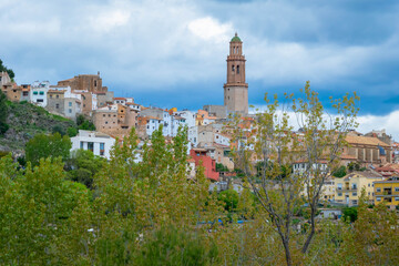 Naklejka premium Jérica (Castellón), una localidad de origen musulmán con mucha historia. 