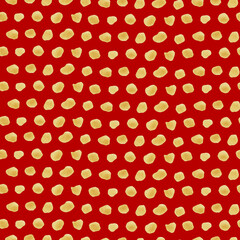 Organic shapes naive pattern, abstract watercolor free-hand illustration for wrapping, fabric, textile, background