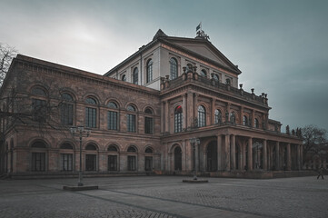 Fototapeta na wymiar The Opera House in Hanover Lower Saxony Germany