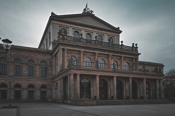 Fototapeta na wymiar The Opera House in Hanover Lower Saxony Germany