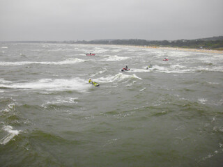 Jetski fahren vor der Küste von Usedom