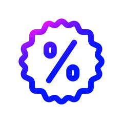 Discount sign icon