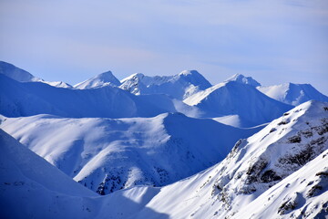 The Tatras, mountains, trail conditions, winter in the Tatra National Park, Poland