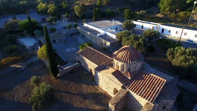 Tharri Monastery  of the Archangel Michael in Rhodes is surrounded by nature, a perfect place to experience calmness and tranquility. The Monastery is well known for its hospitality 