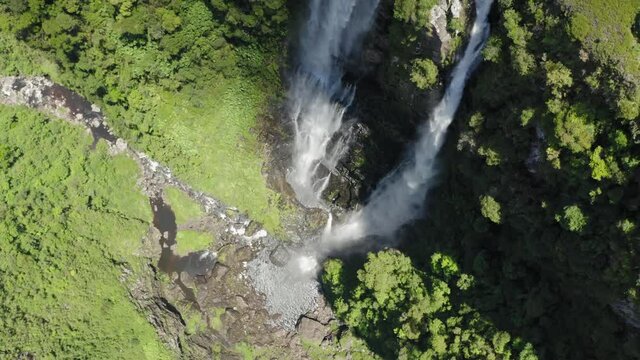 AEREA DRONE IMAGE IN CANYONS APARADOS SERRA SANTA CATARINA ITAIMBEZINHO