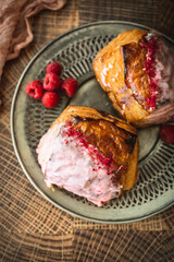 Fresh Bakery Selection of Gourmet Breakfast Pastries