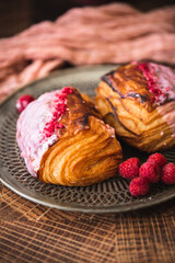 Fresh Bakery Selection of Gourmet Breakfast Pastries