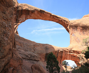 Double-o-Arch in Arches National Park, Utah, USA