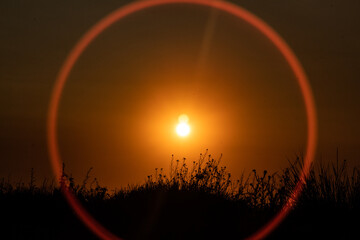 Atardecer.