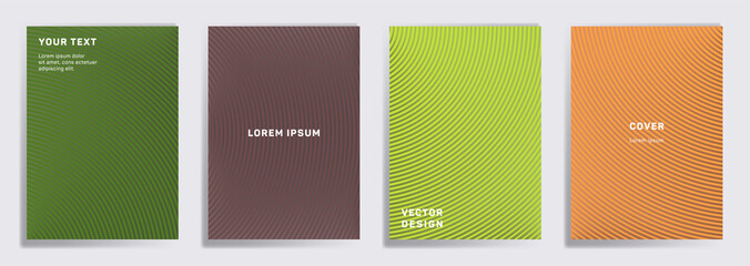 Radial semicircle geometric lines patterns.