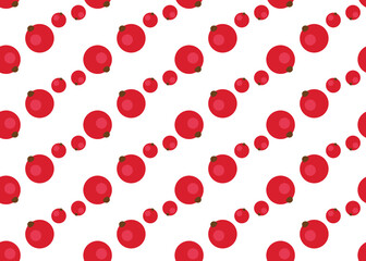 A tomato. Geometric seamless pattern for design.
