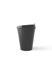 Paper Coffee Cups on white background. Collection 3d Coffee Cup Mockup. 3d Template.