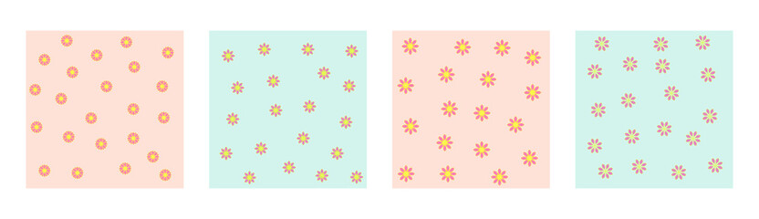 background with place for text. Background with pattern flowers.