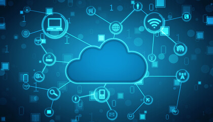 Digital Abstract technology background,2d illustration