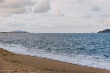 waves on the beach