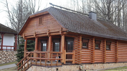 cozy villa in belarusian forest