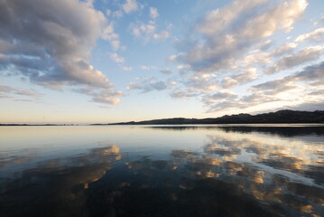 Tramonto sulle isole dell'Arcipelago di La Maddalena