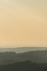 Sunset in Koli, Finland
