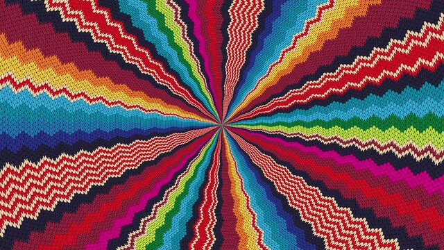 Poncho video texture, seamless loop animation