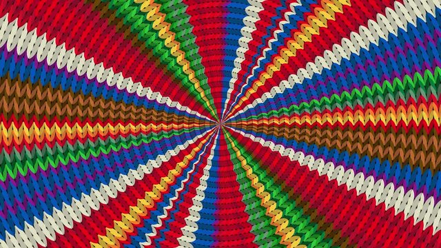 Poncho video texture, seamless loop animation