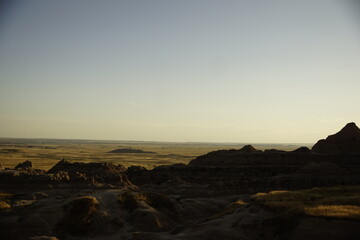 Badlands-Nationalpark in South Dakotas
