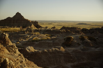 Badlands-Nationalpark in South Dakotas