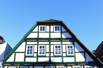 Fachwerkgiebel in  Zierenberg