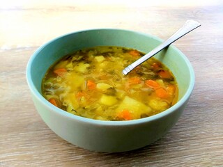 bowl of vegetable soup