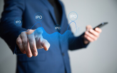 man holding phone with initial primary offering