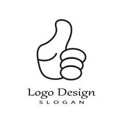 Vector Cartoon Hand Sign. Comics Clip art