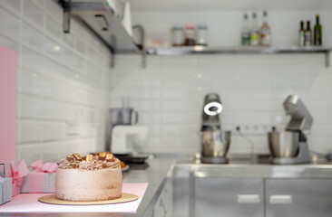 Obraz na płótnie Canvas cake, kitchen, food processor, sweet, bakery