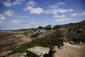 Fototapeta premium Steinige Küste auf der Insel Jersey